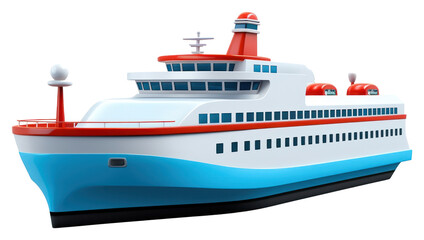 PNG Ferry boat vehicle white background transportation.