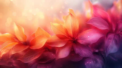 Bright Flower Background created with Generative AI Technology, ai, generative