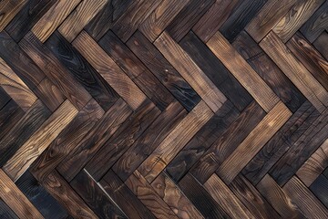luxurious dark wood parquet flooring seamless wooden texture background for interior design
