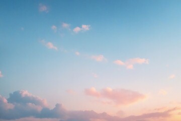 Fototapeta premium sunset sky with clouds