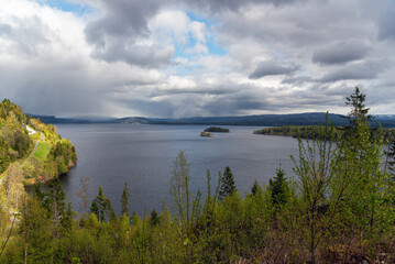  northern norway:nature sceneries on the road from Bronnoysund to Trondheim 
