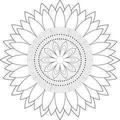 Vector Mandala Coloring Pages & Books