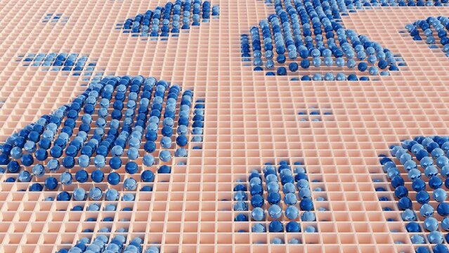 Rotating Minimalism: Seamless Abstract 3D Motion Background Loop