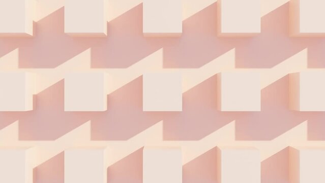 Seamless Rotation: Abstract 3D Geometric Animation Loop for Video Background