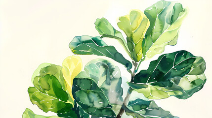 plants, leaves, green, hand drawn, illustration - obrazy, fototapety, plakaty