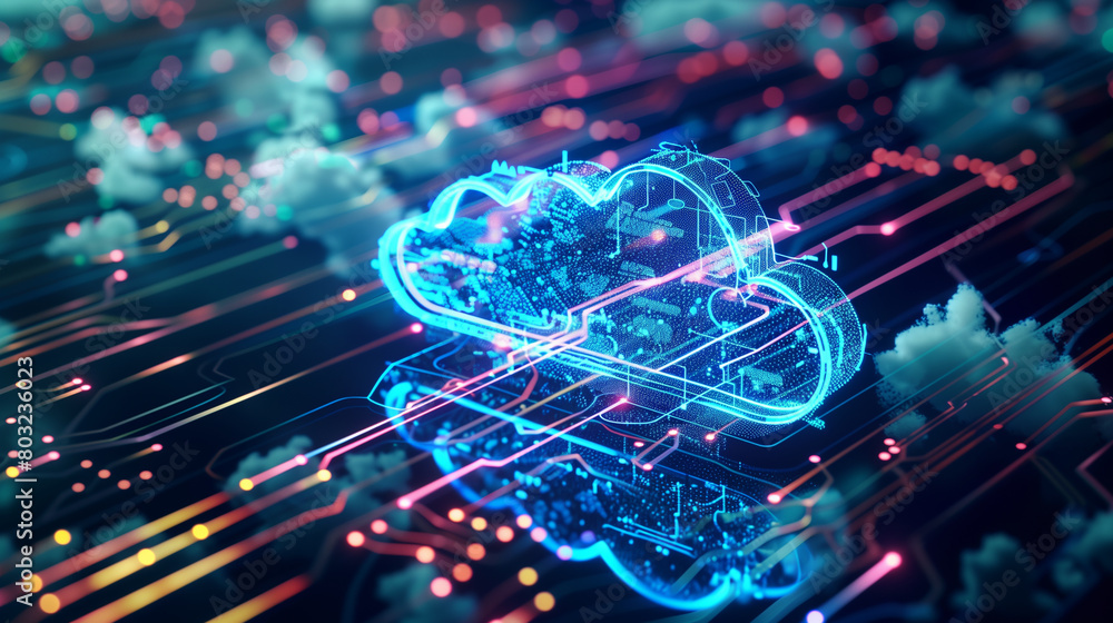 Poster cloud-based artificial intelligence and machine learning services, empowering organizations to deriv