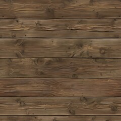 Fototapeta premium A seamless texture of dark brown wooden planks.
