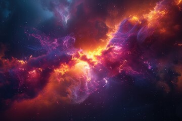 A vibrant image of a galaxy filled with stars. Perfect for astronomical and space-themed projects