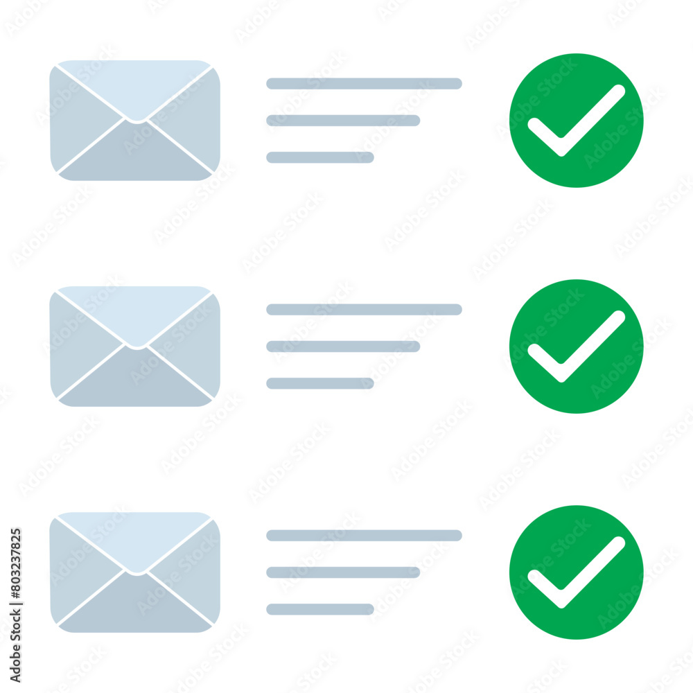 Poster mail sign and symbol design for website or apps elements. mail and message icons set. envelope icon 