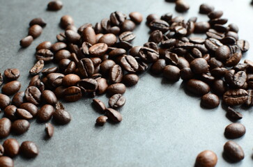 coffee beans on the ground