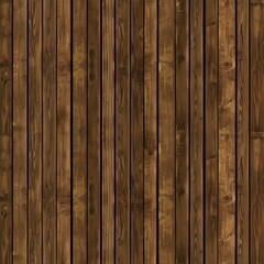 Naklejka premium Dark wood fence seamless texture