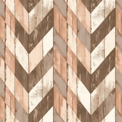 herringbone pattern in wood with white and brown color