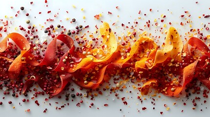 Spice Burst: Red, Orange, and Yellow Hues