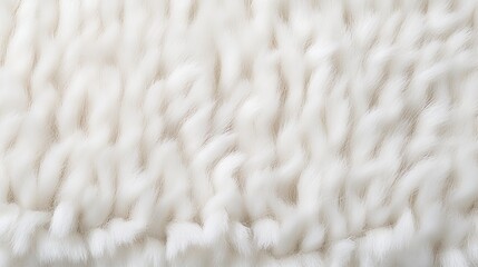 Soft white fur texture background for cozy design concepts