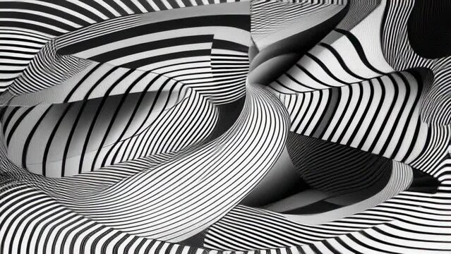 Abstract black and white background, hypnosis concept