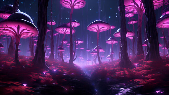 christmas tree in the night