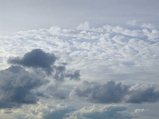 blue sky with clouds