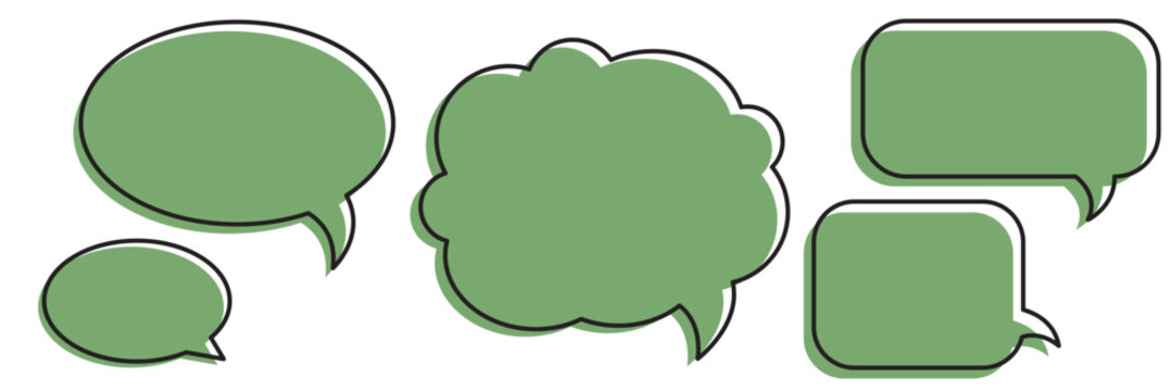 Quote text in speech bubble. Quote bubble testimonial banners. Quote box frames. Blank template quote text info design boxes quotation bubble blog quotes symbols.