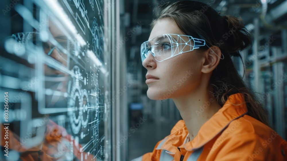 Poster as a team of project engineers and female workers, the factory is tasked with increasing productivit