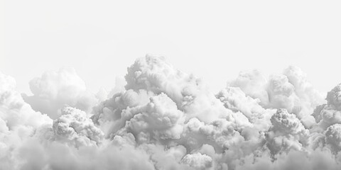 A black and white photo of a plane flying high in the clouds. Suitable for travel or aviation concepts