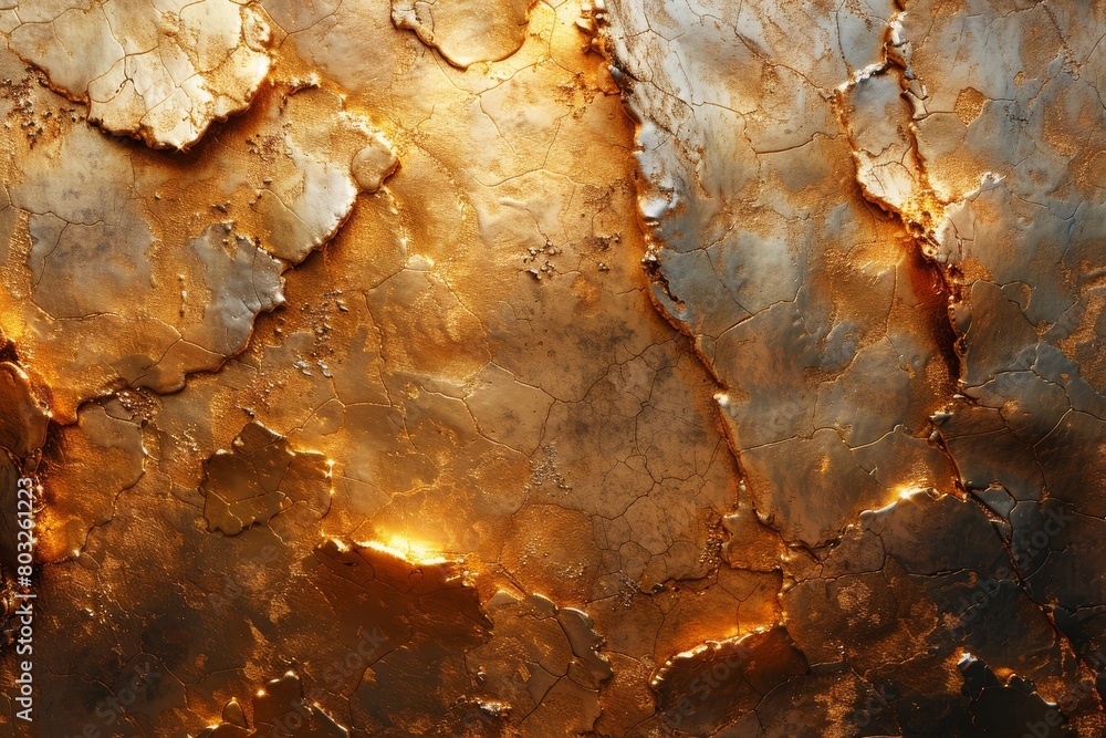 Poster this image showcases a golden textured abstract background with shimmers and reflective light enhanc