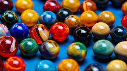 Colourful Glass Marbles