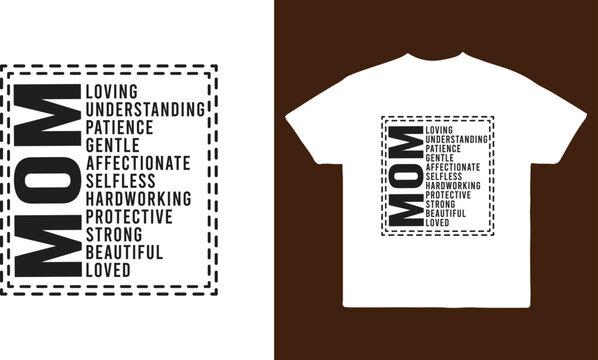 Super mom mother's day vector t-shirt design, typography 