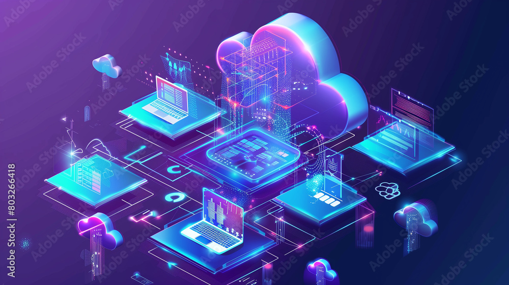Poster cloud-based content delivery networks (cdns), optimizing the delivery of web content to users worldw