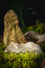 Abstract podium for cosmetic