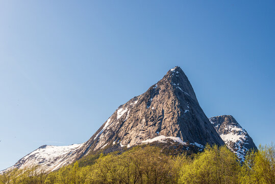  northern norway:nature sceneries on the road from Fauske to Narvik
