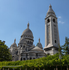 The Sacré-Cœur is a basilica on top of Montmartre hill (Paris, France). The temple, dedicated to...