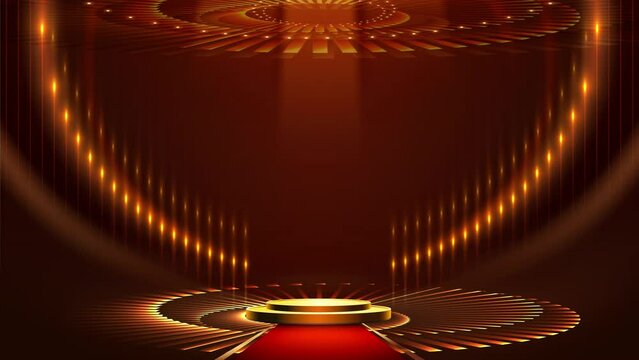 Event Stage Background Video. Loop Video of Show Opening. Award Show  Grand Welcome Red Carpet. Winner Template Video. Victory in Sports. 