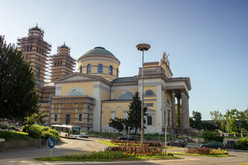 Basilica in Eger,Hungary.Summer season.