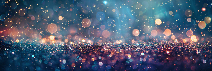 Fototapeta premium Blurry blue and purple background