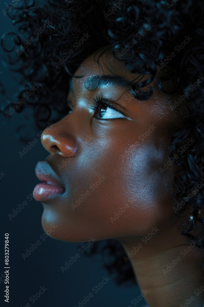 Poster Close up of a person using a cell phone. Suitable for technology concepts