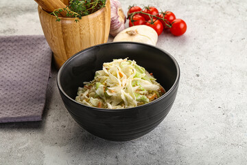 Dietary tasty Cole slaw salad