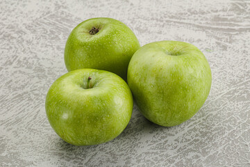 Sweet and juicy green apple
