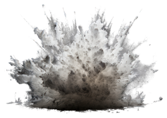 PNG Explosion black background destruction splattered.