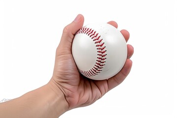 baseball in hand
