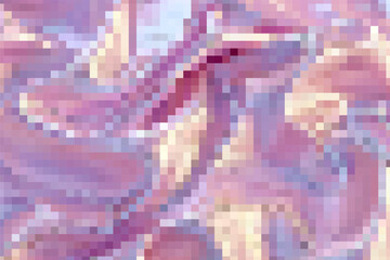 neon mosaic pattern. pixel background. Vector illustration. 8-bit computing. foil.