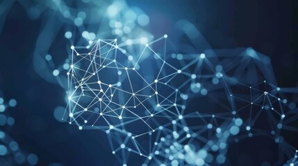 Abstract futuristic blue hexagon technology pattern for digital futuristic backgrounds