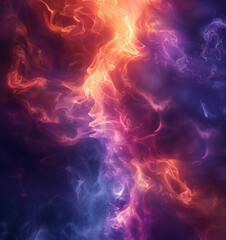 Smoke texture background with neon color