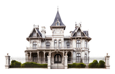 Obraz premium PNG Haunted mansion architecture building outdoors.