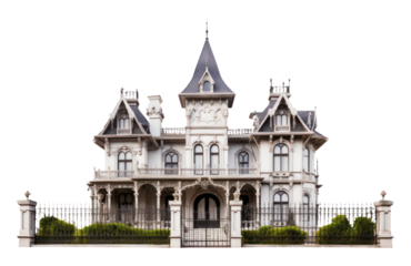 PNG Haunted mansion architecture building outdoors.