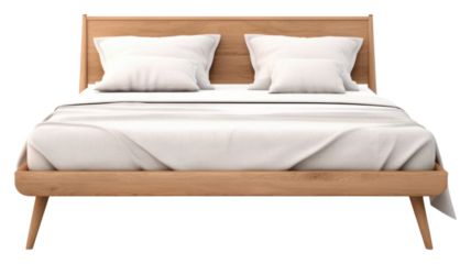 PNG  Minimalist bed furniture bedroom .