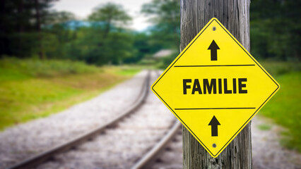 Signposts the direct way to Family