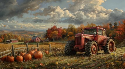 Rural Harvest Celebration, generative ai