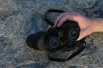 Binoculars are very useful in the mountains