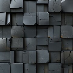 Black cracked tiles