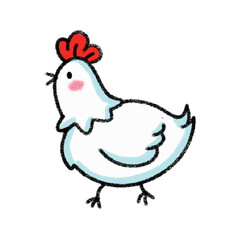 Cartoon chicken